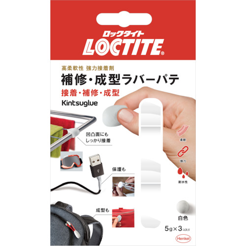 【TRUSCO】ＬＯＣＴＩＴＥ　キンツグルー　白色　５ｇ×３